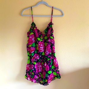 Betsey Johnson Floral Romper